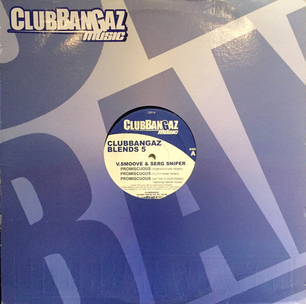 V. Smoove & Serg Sniper : Clubbangaz Blends 5 (12