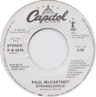 Load image into Gallery viewer, Paul McCartney : Stranglehold (7", Promo)