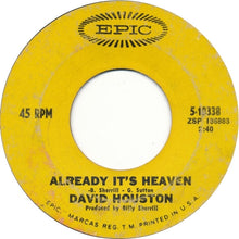 Load image into Gallery viewer, David Houston : Already It's Heaven / Lighter Shade Of Blue (7", Styrene, Ter)