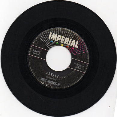 Jimmy McCracklin : Advice / No No (7