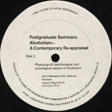 Load image into Gallery viewer, The Council of Interdisciplinary Communication in Medicine : Postgraduate Seminars: Alcoholism (LP)