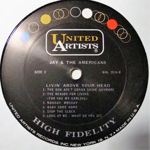 Load image into Gallery viewer, Jay &amp; The Americans : Livin' Above Your Head (LP, Album, Mono)