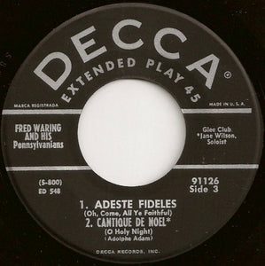 Fred Waring & The Pennsylvanians : 'Twas The Night Before Christmas (2x7", Album, EP)