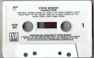 Stevie Wonder : Characters (Cass, Album)