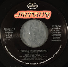 Load image into Gallery viewer, Nia Peeples : Trouble (7", Single, 49 )