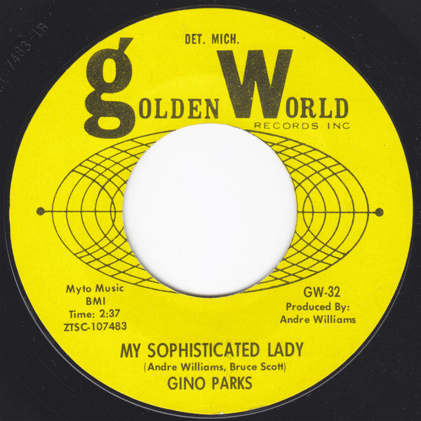 Gino Parks : My Sophisticated Lady / Talkin’ About My Baby (7