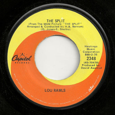 Lou Rawls : The Split / Why Can't I Speak (7