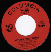 Load image into Gallery viewer, Patti Page : Hush, Hush, Sweet Charlotte (7")
