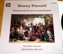 Load image into Gallery viewer, Deller Consort Directed By Alfred Deller : Henry Purcell: Songs From Taverns And Chapels (LP, RE)