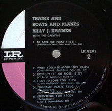 Load image into Gallery viewer, The Billy J. Kramer With Dakotas* : Trains And Boats And Planes (LP, Album, Mono)