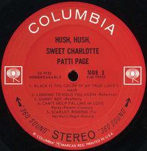 Load image into Gallery viewer, Patti Page : Hush, Hush Sweet Charlotte (LP)