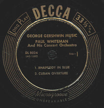 Load image into Gallery viewer, Paul Whiteman &amp; His Concert Orchestra : In A Program Of George Gershwin Music (LP, Album, Mono)