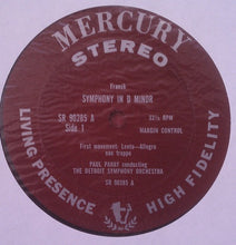 Load image into Gallery viewer, Paul Paray / Detroit Symphony Orchestra / César Franck : Franck Symphony In D Minor (LP, Album)