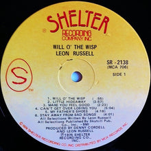 Load image into Gallery viewer, Leon Russell : Will O' The Wisp (LP, Album)