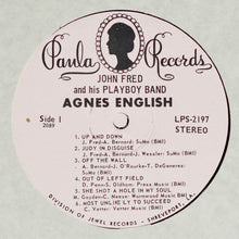 Load image into Gallery viewer, John Fred &amp; His Playboy Band : Agnes English (LP, Album, Whi)