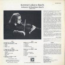 Load image into Gallery viewer, Johann Sebastian Bach - Gidon Kremer, Leningrad Academic Philharmonic Symphony Orchestra, Mariss Jansons : Kremer Plays Bach (2xLP)