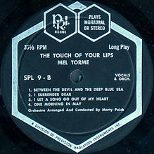 Load image into Gallery viewer, Mel Tormé : The Touch Of Your Lips (7")