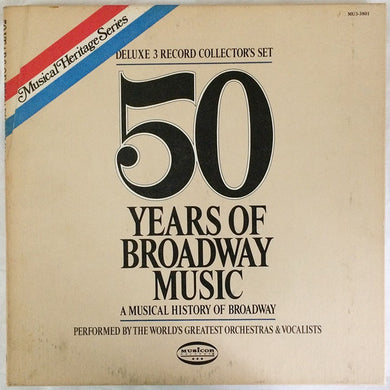 The World's Greatest Orchestras And Vocalists : 50 Years Of Broadway Music (3x12