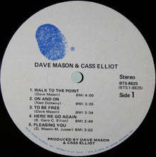 Load image into Gallery viewer, Dave Mason &amp; Cass Elliot : Dave Mason &amp; Cass Elliot (LP, Album, LA,)
