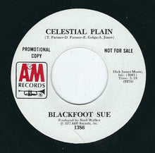 Load image into Gallery viewer, Blackfoot Sue : Standing In The Road / Celestial Plain (7", Promo)