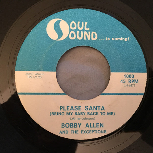 Bobby Allen & The Exceptions : Lonely Christmas Tears (7