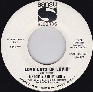 Lee Dorsey And Betty Harris : Love Lots Of Lovin' (7