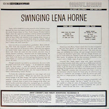 Load image into Gallery viewer, Lena Horne : Swinging Lena Horne (LP, Mono)