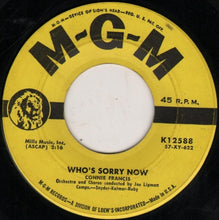 Load image into Gallery viewer, Connie Francis : Who's Sorry Now (7", Single)