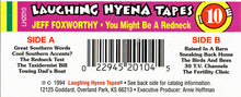 Load image into Gallery viewer, Jeff Foxworthy : You Might Be A Redneck (Laughing Hyena Volume 10) (Cass)