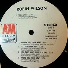 Load image into Gallery viewer, Robin Wilson : Robin Wilson (LP, Album, Promo)