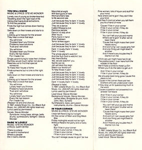 Stevie Wonder : Characters (Cass, Album)