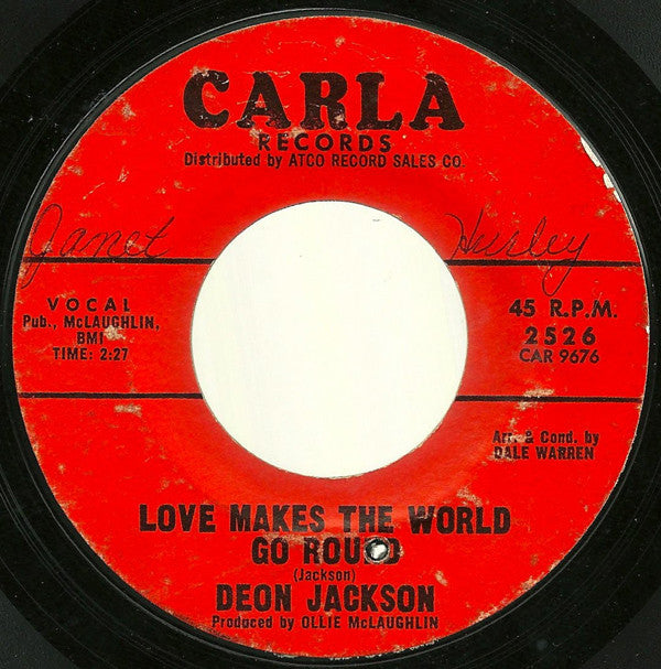 Deon Jackson : Love Makes The World Go Round / You Said You Loved Me (7