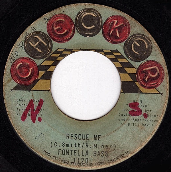 Fontella Bass : Rescue Me / Soul Of The Man (7