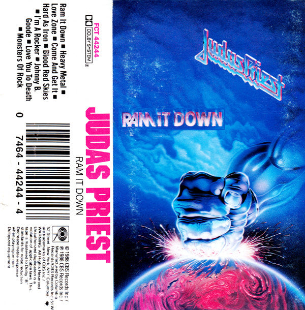 Judas Priest RAM IT DOWN (180G/DL CODE) Vinyl Record