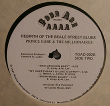 Load image into Gallery viewer, Prince Gabe And The Millionaires : Rebirth Of Beale St. Blues Vol. 2 (LP, Album)