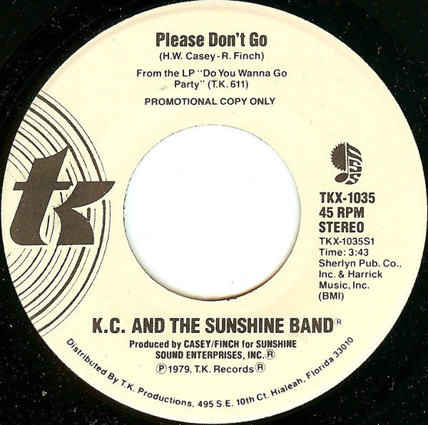 KC & The Sunshine Band : Please Don't Go (7