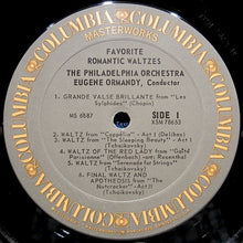 Load image into Gallery viewer, The Philadelphia Orchestra, Eugene Ormandy : Favorite Romantic Waltzes (LP, Album, RE)