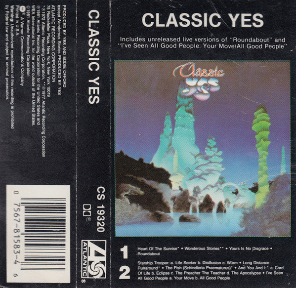Yes : Classic Yes (Cass, Comp, RE)