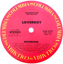 Load image into Gallery viewer, Loverboy : Notorious (12&quot;, Promo)