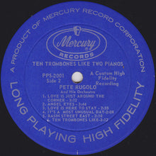 Load image into Gallery viewer, Pete Rugolo Orchestra : Ten Trombones Like Two Pianos (LP, Album, Mono)
