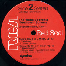 Load image into Gallery viewer, Arthur Rubinstein : The World's Favorite Beethoven Sonatas ("Moonlight", "Pathétique", "Appassionata") (LP, Album, RE)