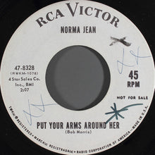 Load image into Gallery viewer, Norma Jean (2) : Put Your Arms Around Her / I'm A Walkin' Advertisement (7", Promo)