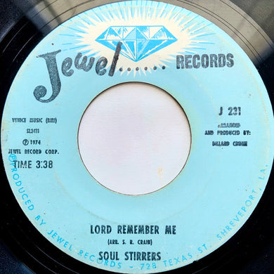The Soul Stirrers : Lord Remember Me / Never Leave Me Alone (7