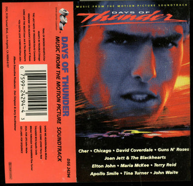 Various : Days Of Thunder (Music From The Motion Picture Soundtrack) (Cass, Comp, SR,)