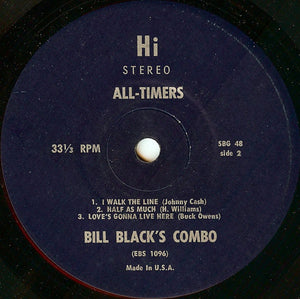 Bill Black's Combo : All-Timers (7", Jukebox)