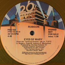 Load image into Gallery viewer, Rubicon (2) : America Dreams / Eyes Of Mary (12&quot;, Promo, Yel)