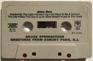 Bruce Springsteen : Greetings From Asbury Park N.J. (Cass, Album, RE, Peb)