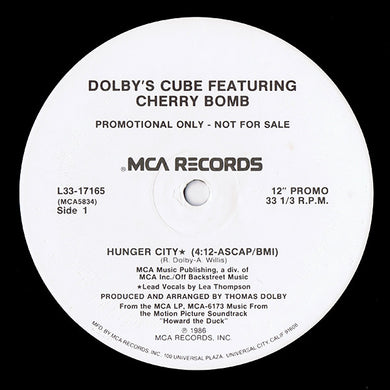 Dolby's Cube Featuring Cherry Bomb (2) : Hunger City (12