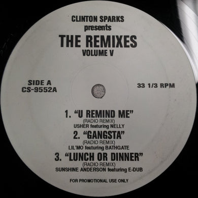 Various : Clinton Sparks Presents The Remixes Volume V (12