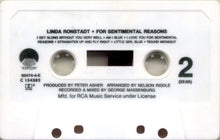 Load image into Gallery viewer, Linda Ronstadt With Nelson Riddle And His Orchestra : For Sentimental Reasons (Cass, Album, Club, Dol)